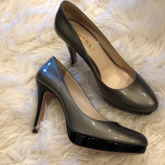 Prada high heels sz 40 Fits a 9.5 - Picture 1 of 8